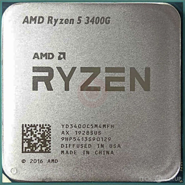 AMD Ryzen 5 3400G Specs | TechPowerUp CPU Database
