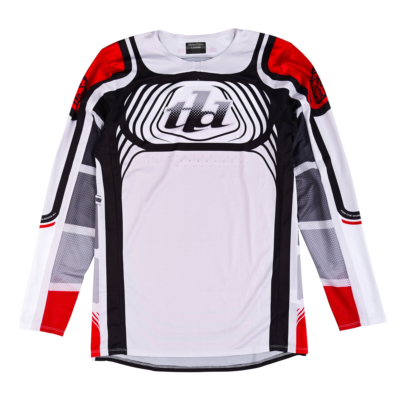 SE Pro Jersey Wavez Off-White / Red – Troy Lee Designs