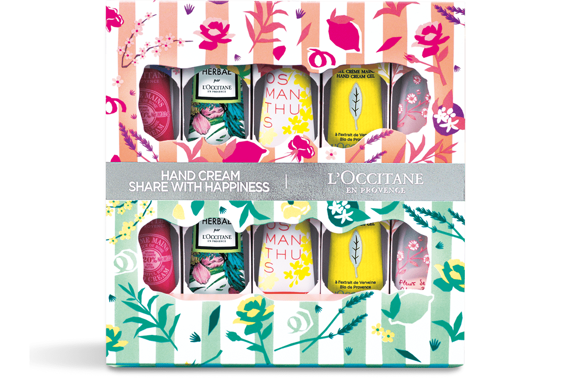 ロクシタン、人気の香り5種が入ったミニハンドクリームセットを数量