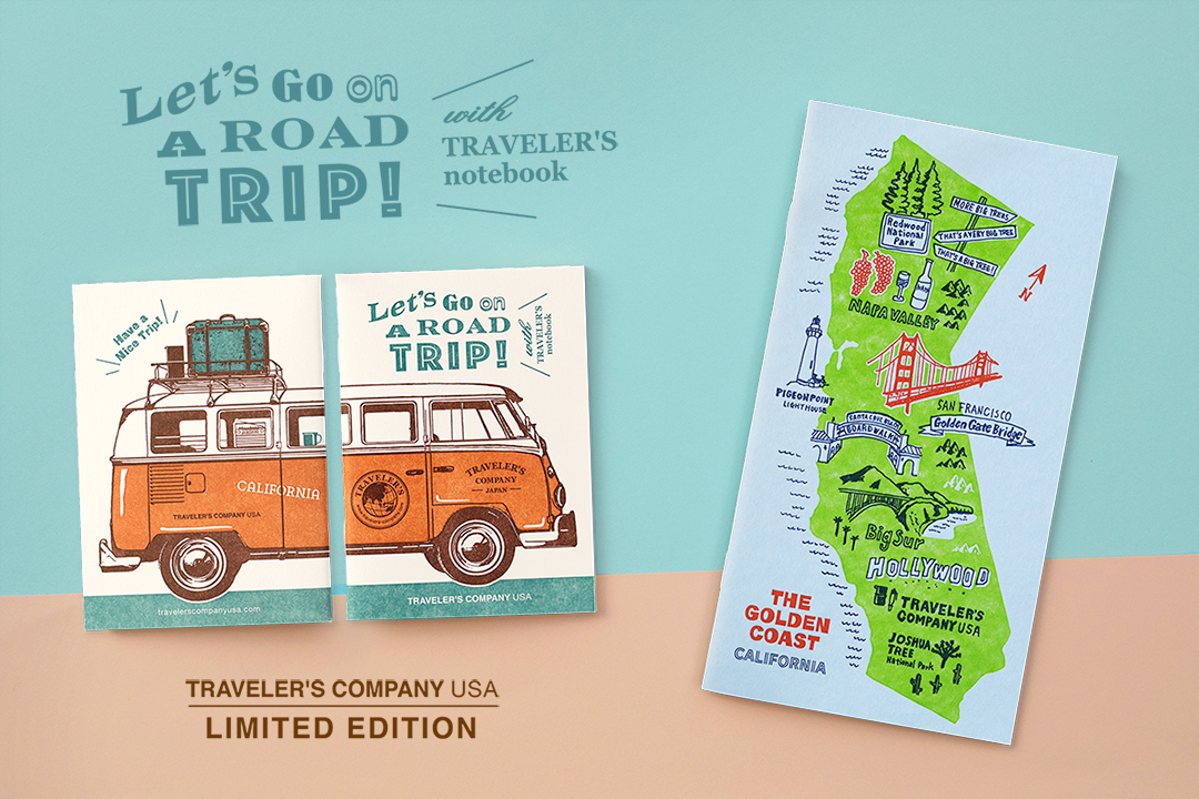 TRAVELER'S COMPANY USA Limited Edition Refill – Let's Go on a Road