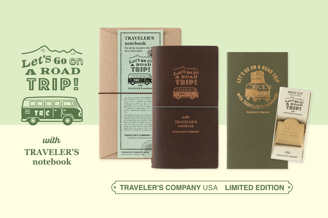 TRAVELER'S COMPANY USA Limited Edition TRAVELER'S notebook – Road