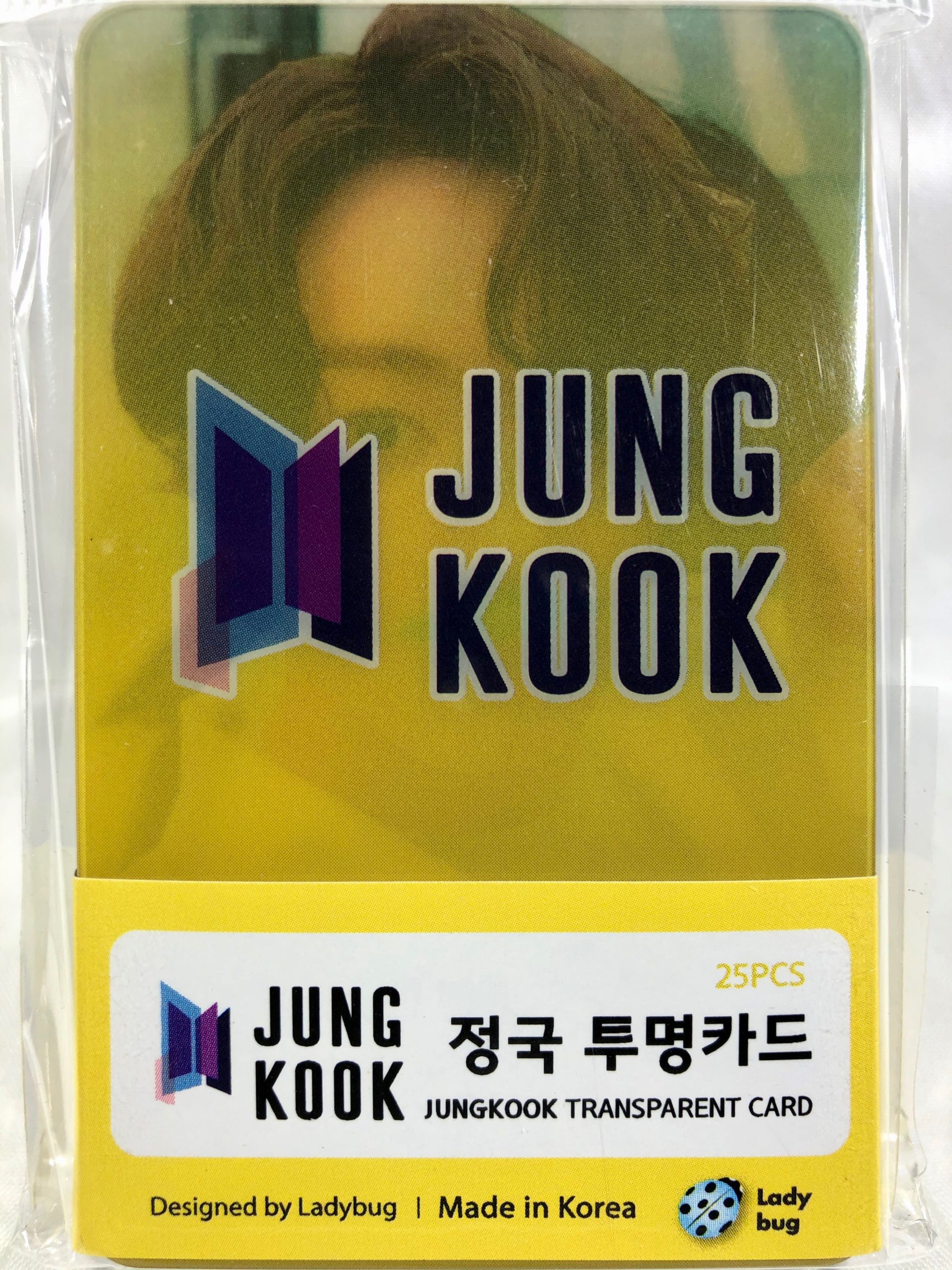 JUNGKOOK ジョングク – BTS 防弾少年団 グッズ ／ 透明 フォトカード