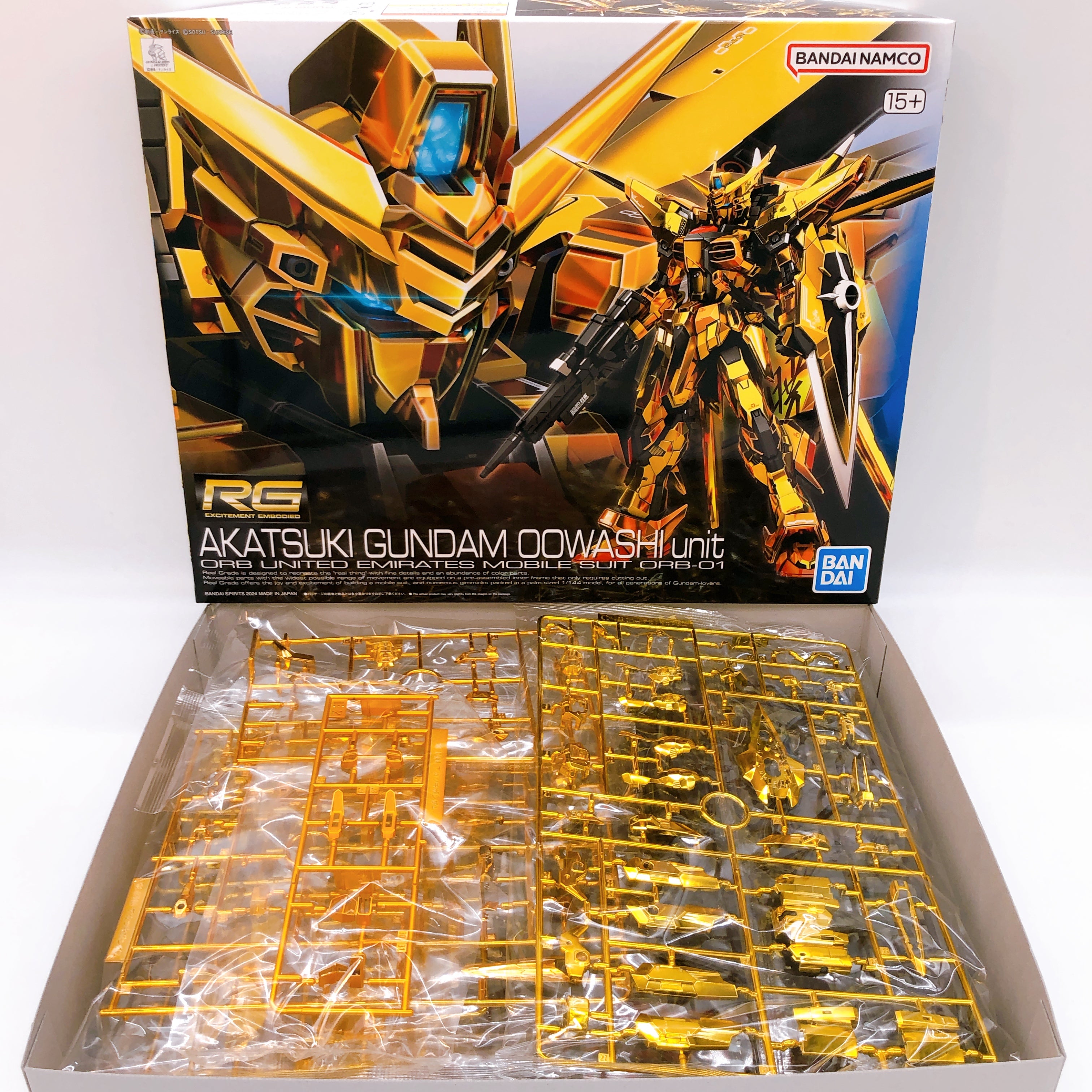 RG 1/144 Akatsuki Gundam Oowashi Unit Gunpla Model Kit Bandai Japan NE