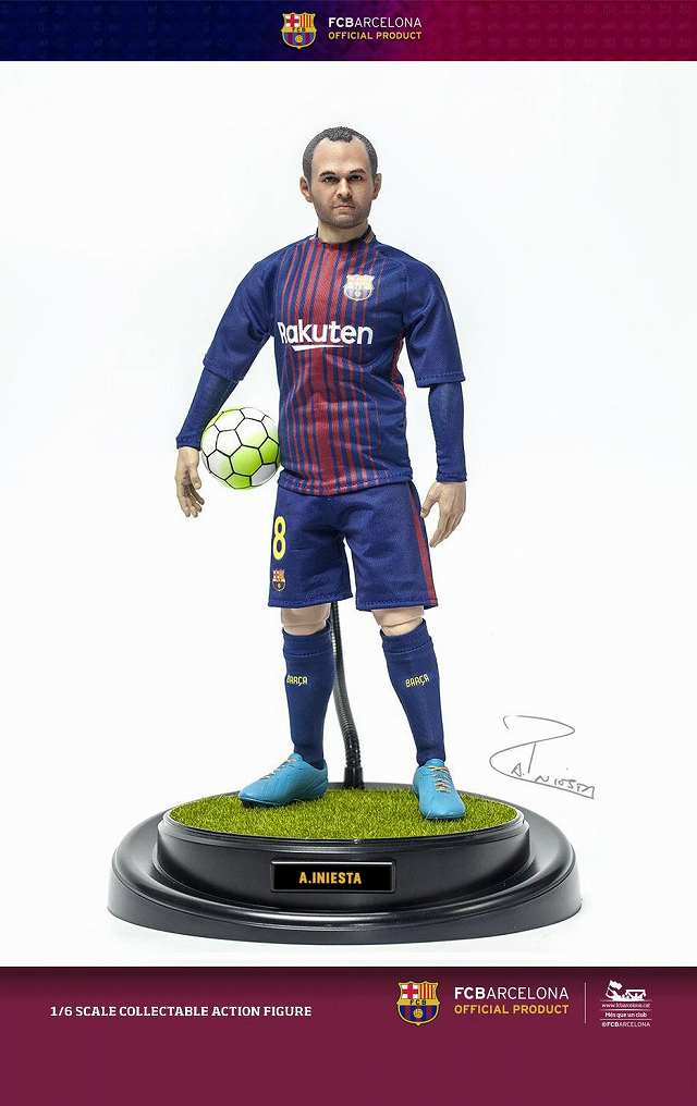 ZCWO 楽天 x FCバルセロナ 2017/18 - イニエスタ 1/6 アクション