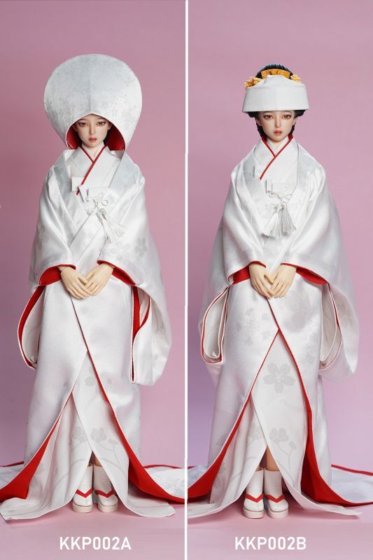 KID KING KKP002 1/6 白無垢 花嫁 綿帽子 角隠し 赤ふき 和装 婚礼衣装