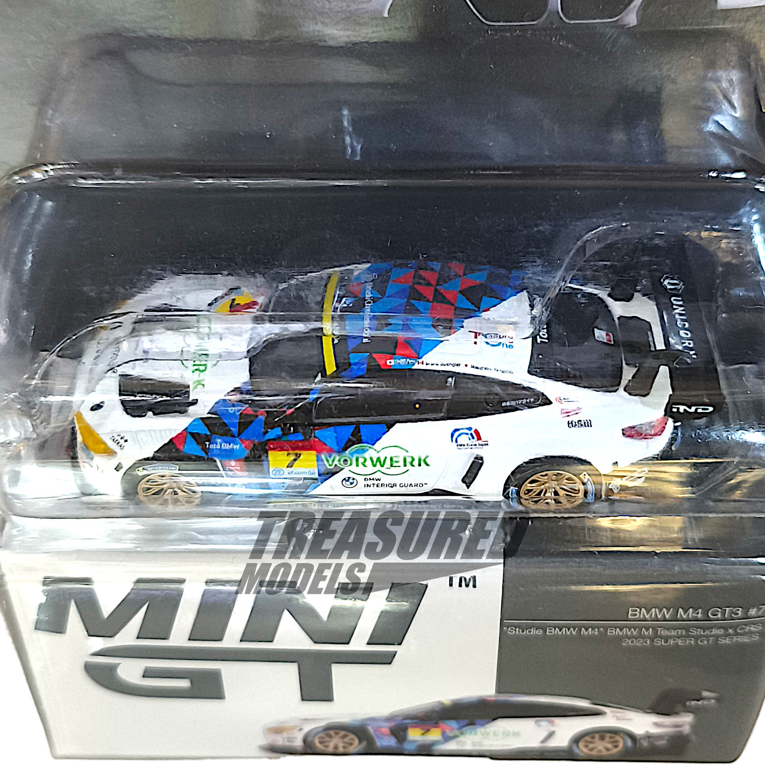 Mini GT BMW M4 GT3 #7 Studie BMW M4 BMW M Team Studie x CRS 2023