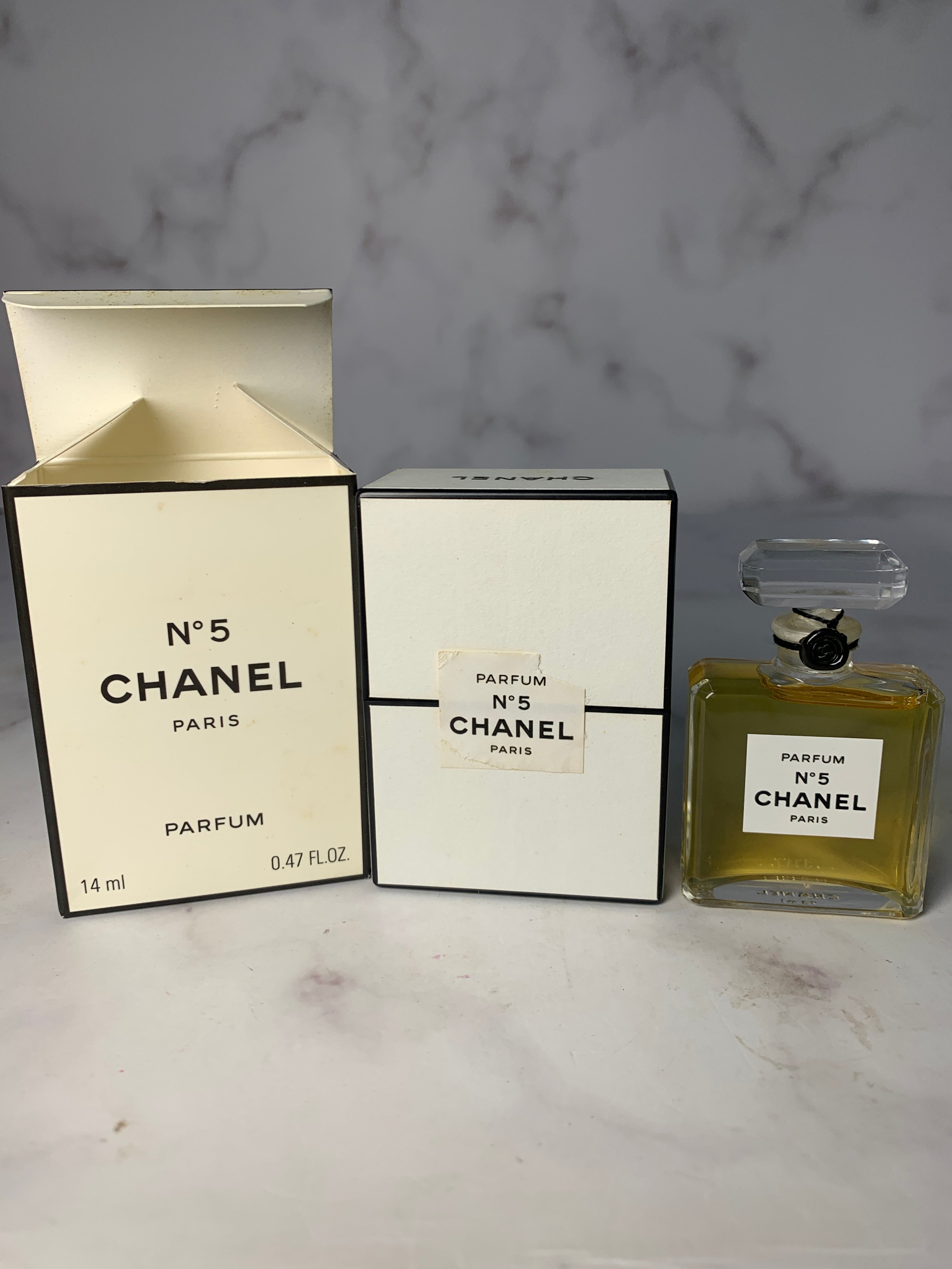 Rare Sealed Chanel No. 5 14 ml 1/2 oz Parfum perfume with box