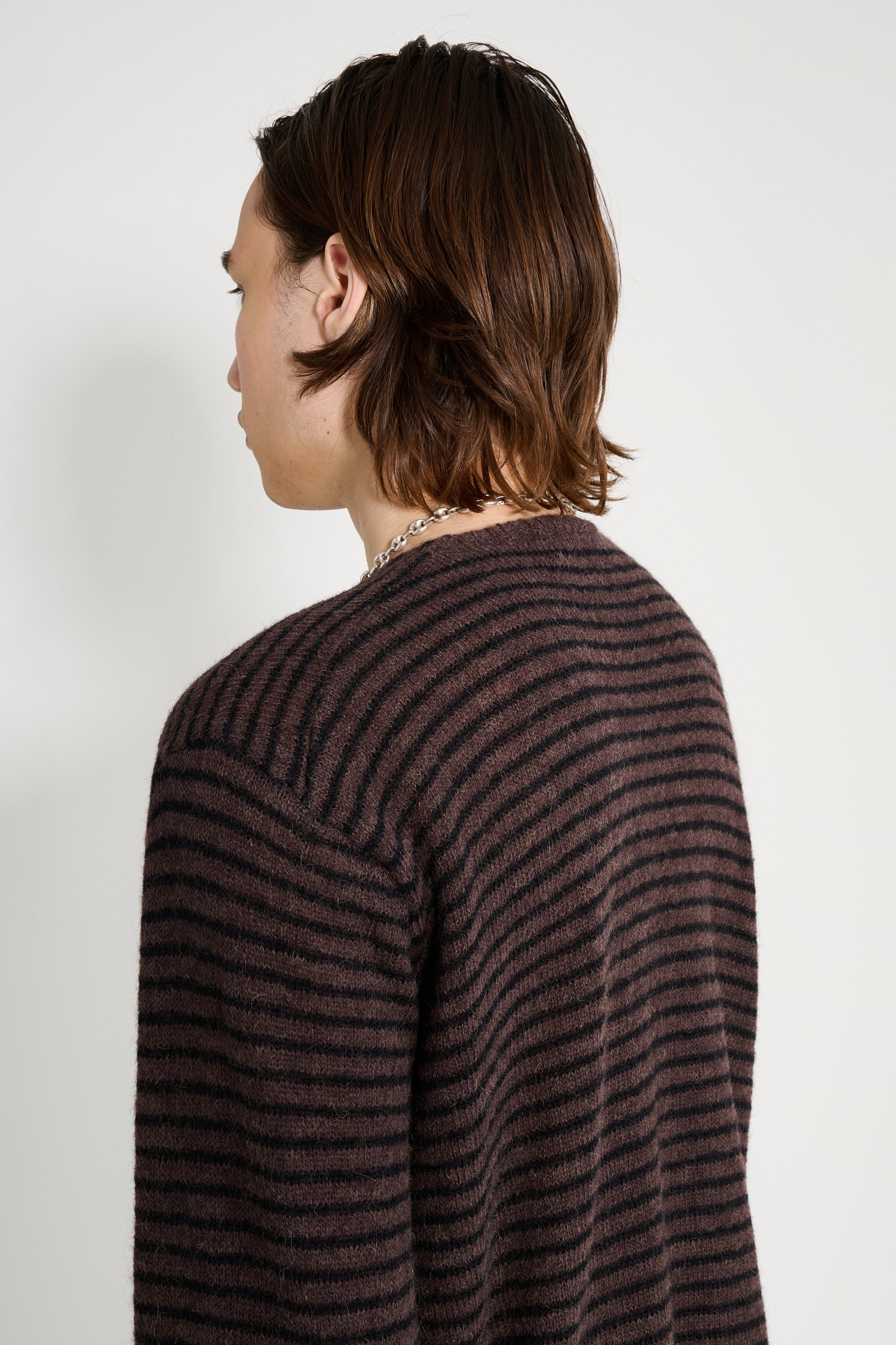 Our Legacy Rigid Popover Dirt Stripe Fuzzy Alpaca – Très Bien