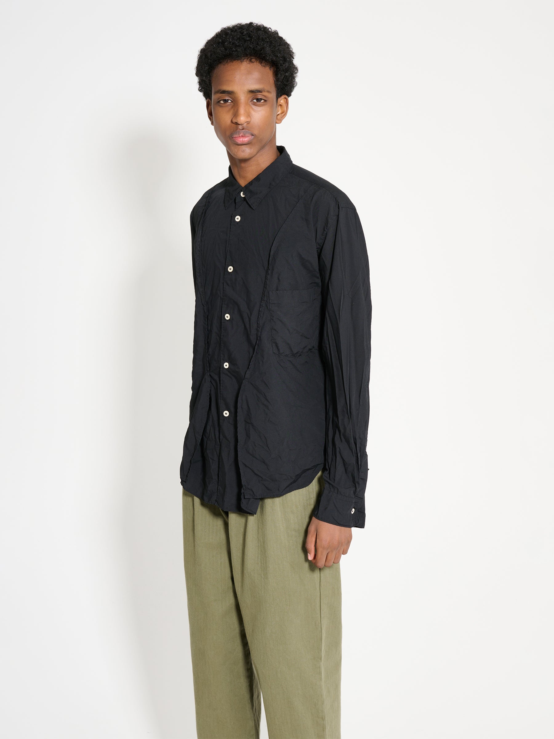 Comme des Garçons Homme Plus Panel Shirt Black – Très Bien