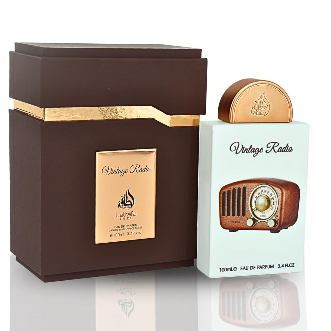 Lattafa perfumes Vintage Radio 100Ml (3.4Oz) | Sandalwood