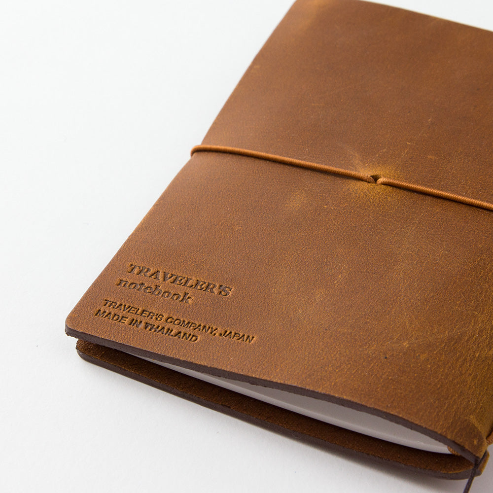 TRAVELER'S notebook Starter Kit-Passport Size in Camel — Two Hands
