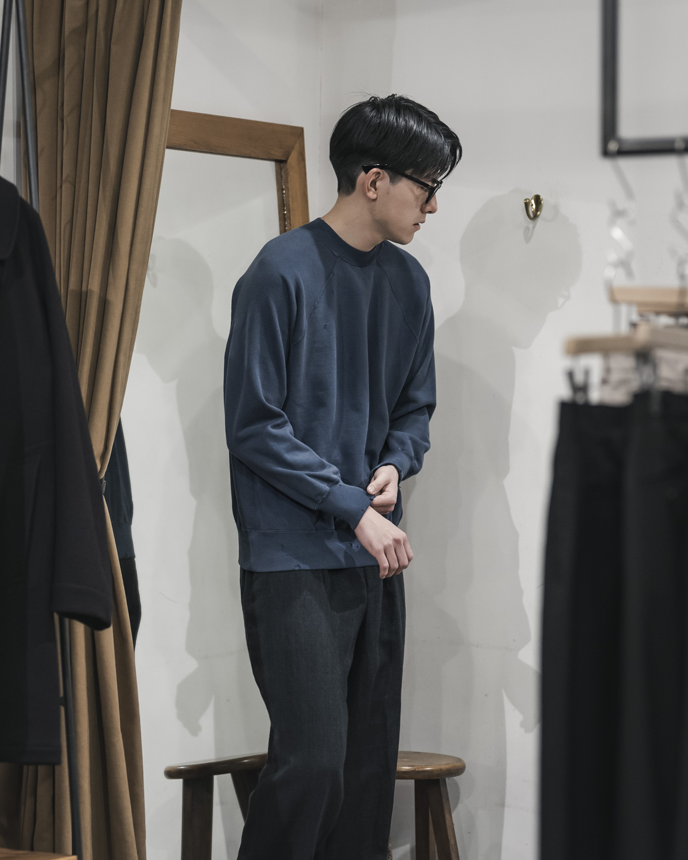 MAATEE&SONS / SWEAT (掠れNavy) | twelve