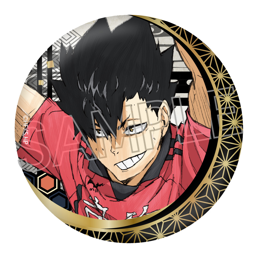 ハイキュー 缶バッジ サマーフェア 和装 和紙 ハイキュー缶バッジ