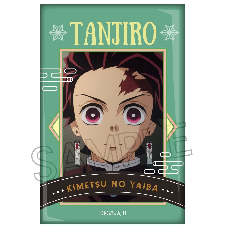 鬼滅の刃 スクエア缶バッジ -柱稽古編- 株式会社ツインクル