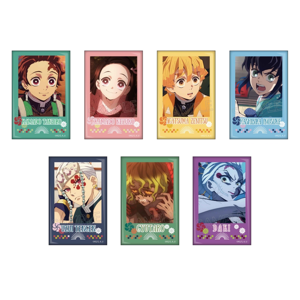 鬼滅の刃 スクエア缶バッジ 遊郭編 - 株式会社ツインクル