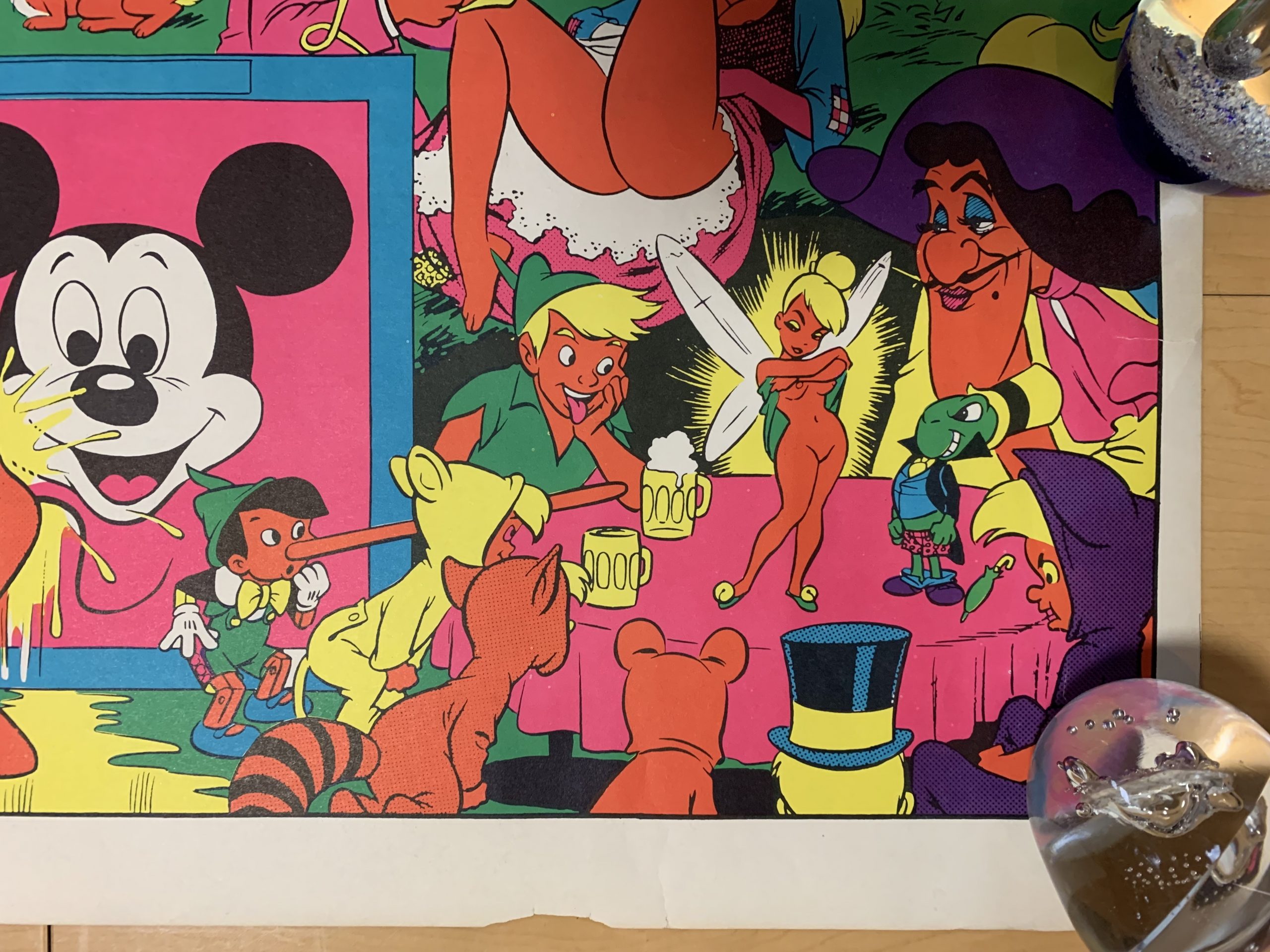 70s The Disneyland Memorial Orgy black light Poster – Twisted +81