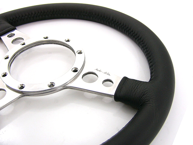 タートルトレーディング / モトリタレザーステアリング ブラック 13