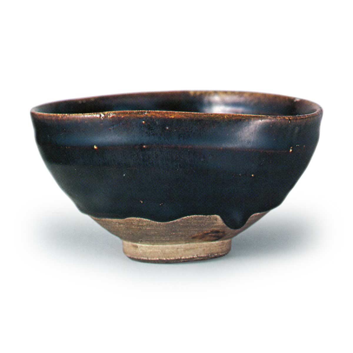 瀬戸 鉄釉天目茶碗、同高台 | 鶴田 純久の章 お話