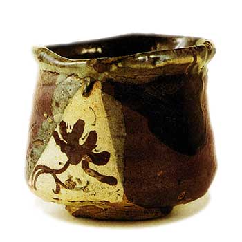 絵唐津鳥紋四方向付（武雄系唐津 内田皿屋窯） | 鶴田 純久の章