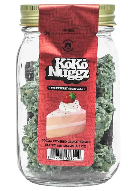 Koko Nuggz - Crispy Treats - Strawberry Shortcake - 100mg