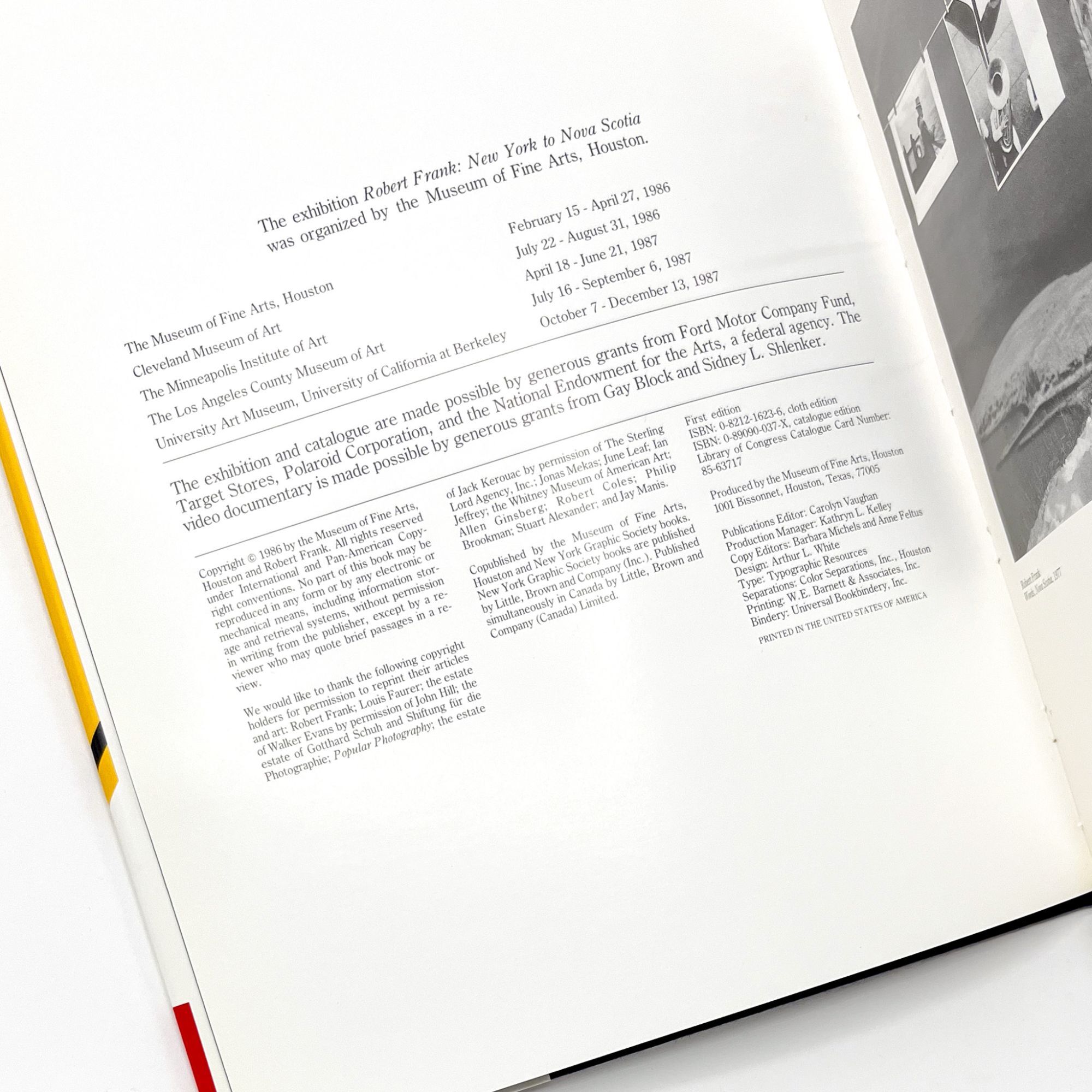 アート・デザイン・音楽 New York to Nova Scotia / Robert Frank