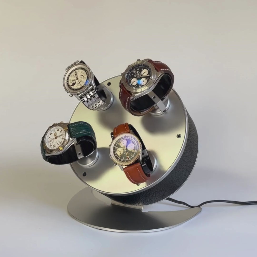 高級日本製ワインディングマシーン 時計4本巻き｜ハンドメイド｜静か