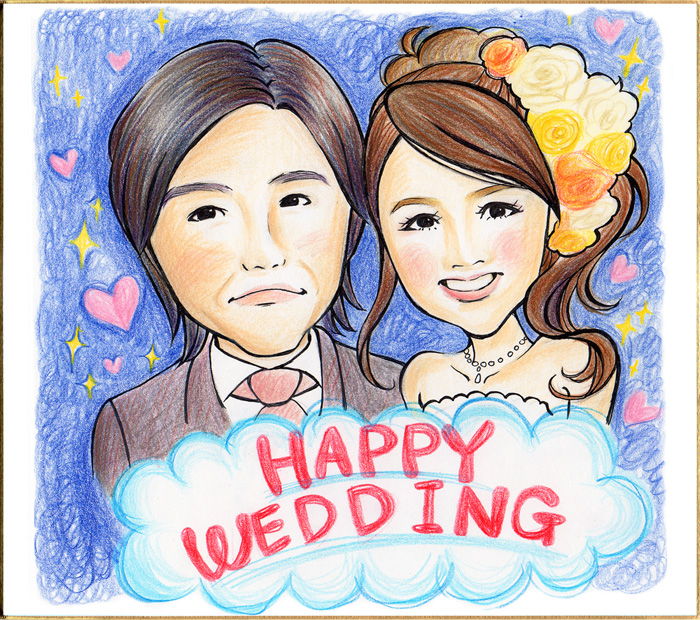 似顔絵色紙01 | yabunao | AWRD