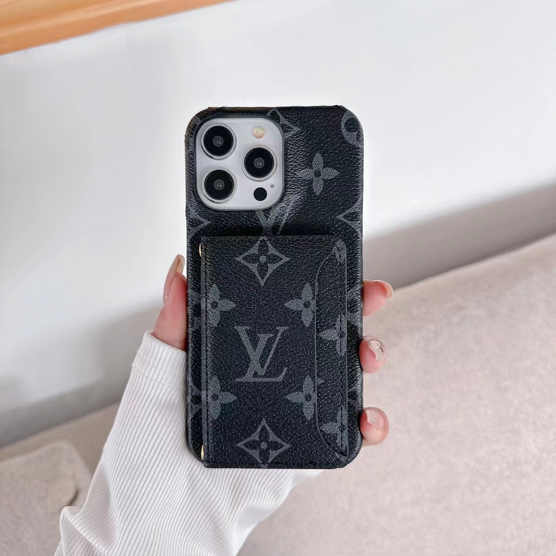 LV Wallet Card Phone Case for iPhone