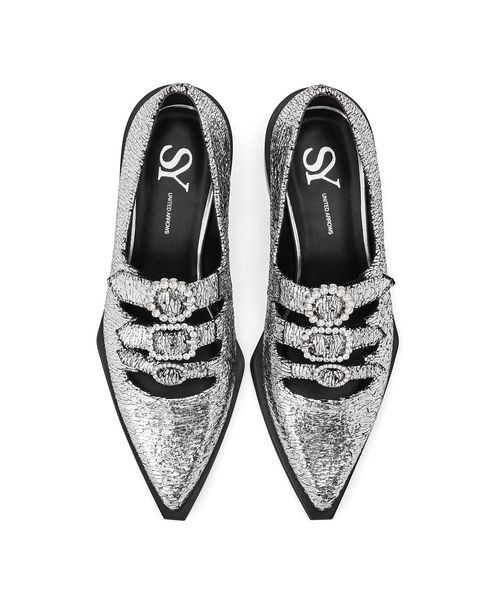 SY＞3ビジューベルト フラット40○↑