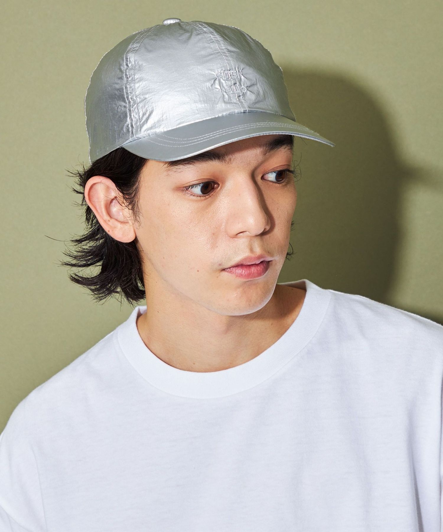 CITEN＞シルバーロゴキャップ