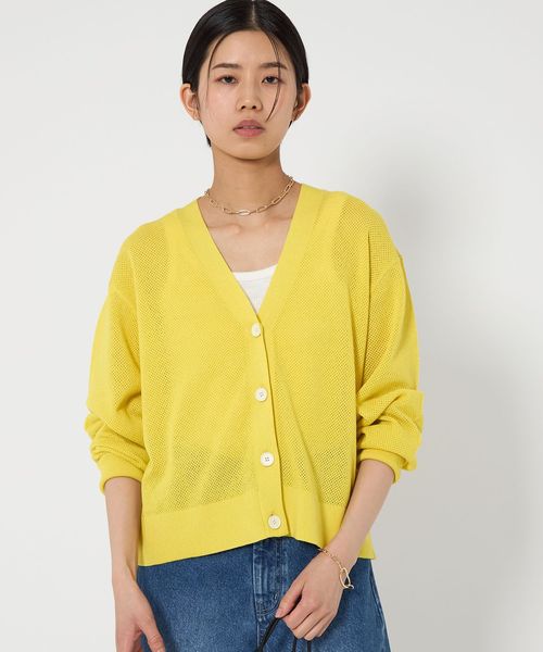 CITEN＞メッシュカーディガン