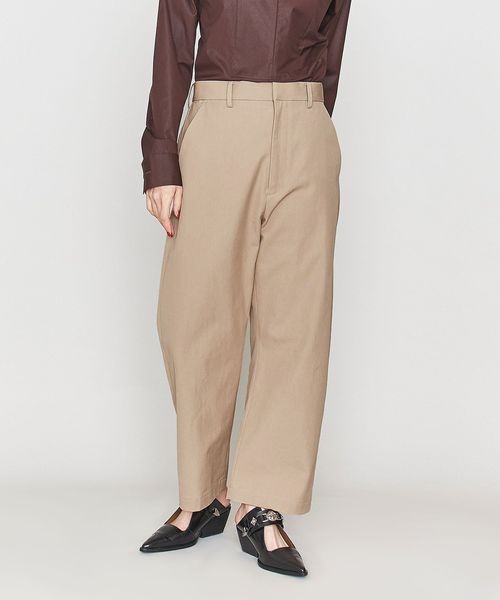 ASTRAET＞コットン クロップド ワイドパンツ