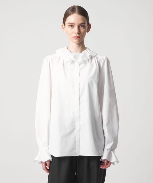 CAPSULE フリルカラーブラウス