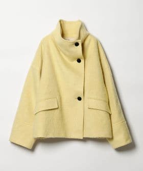 EMMEL REFINES＞EM スタンド シャギー ショートコート