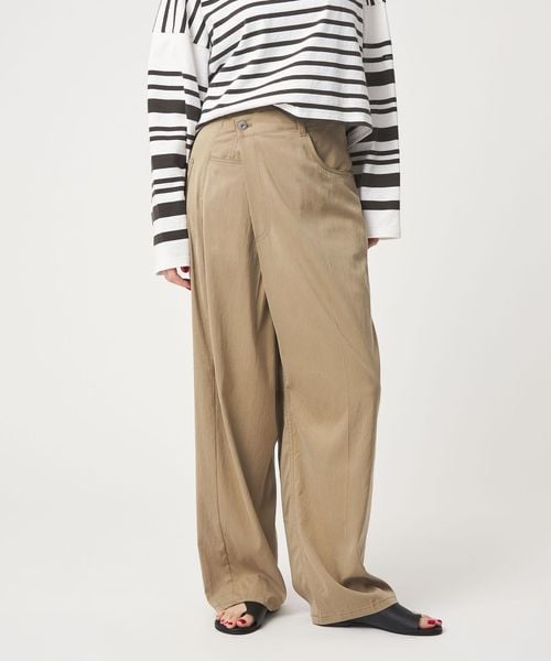 conte＞ラップ ワイドパンツ