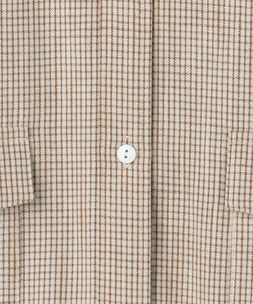 6(ROKU)＞コットン チェック シャツ