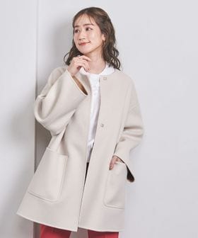 バイカラー リバー ミドルコート