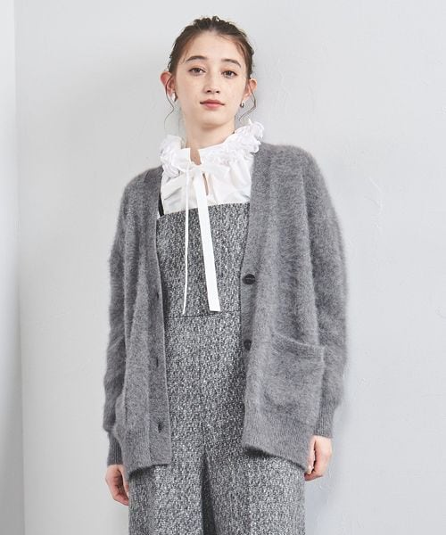 フォックスカシミヤ ポケット カーディガン