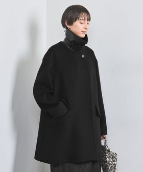スタンドカラー ミドルコート
