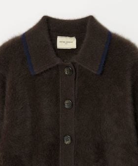 フォックスカシミヤ ニットポロ カーディガン