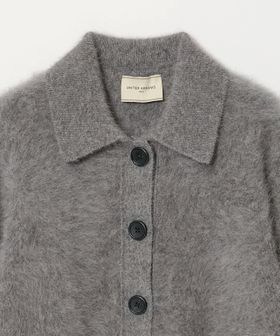 フォックスカシミヤ ニットポロ カーディガン