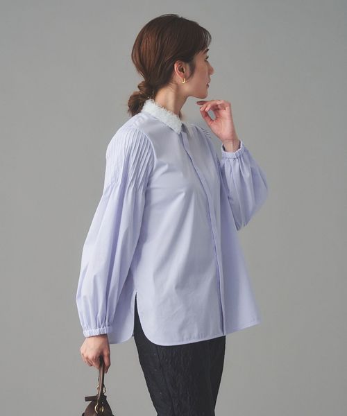 チュールカラー 2WAY ブラウス