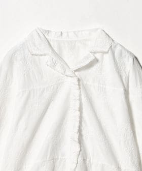 エンブロイダリー オープンカラーシャツ