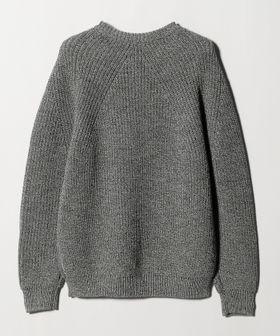 BATONER＞SIGNATURE CREW NECK/シグネチャー クルーネックニット