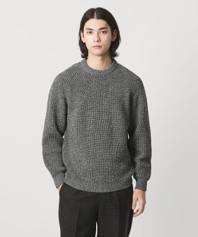 BATONER＞SIGNATURE CREW NECK/シグネチャー クルーネックニット