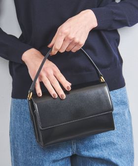 ダブル フラップ ショルダーバッグ