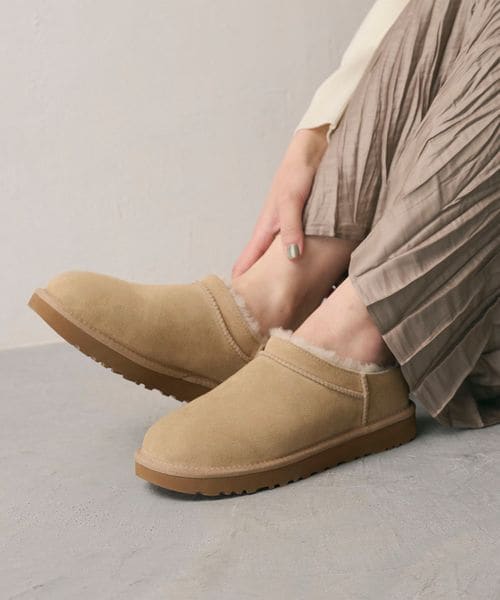国内EXCLUSIVE】＜UGG＞クラシック マイクロ ショートブーツ/スリッポン