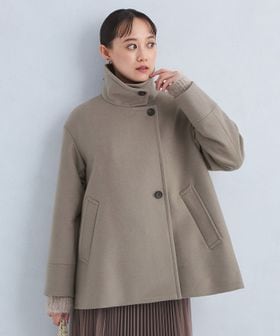 size SHORT/TALLあり］SENTDALE WOOL スタンドカラー ミドル コート