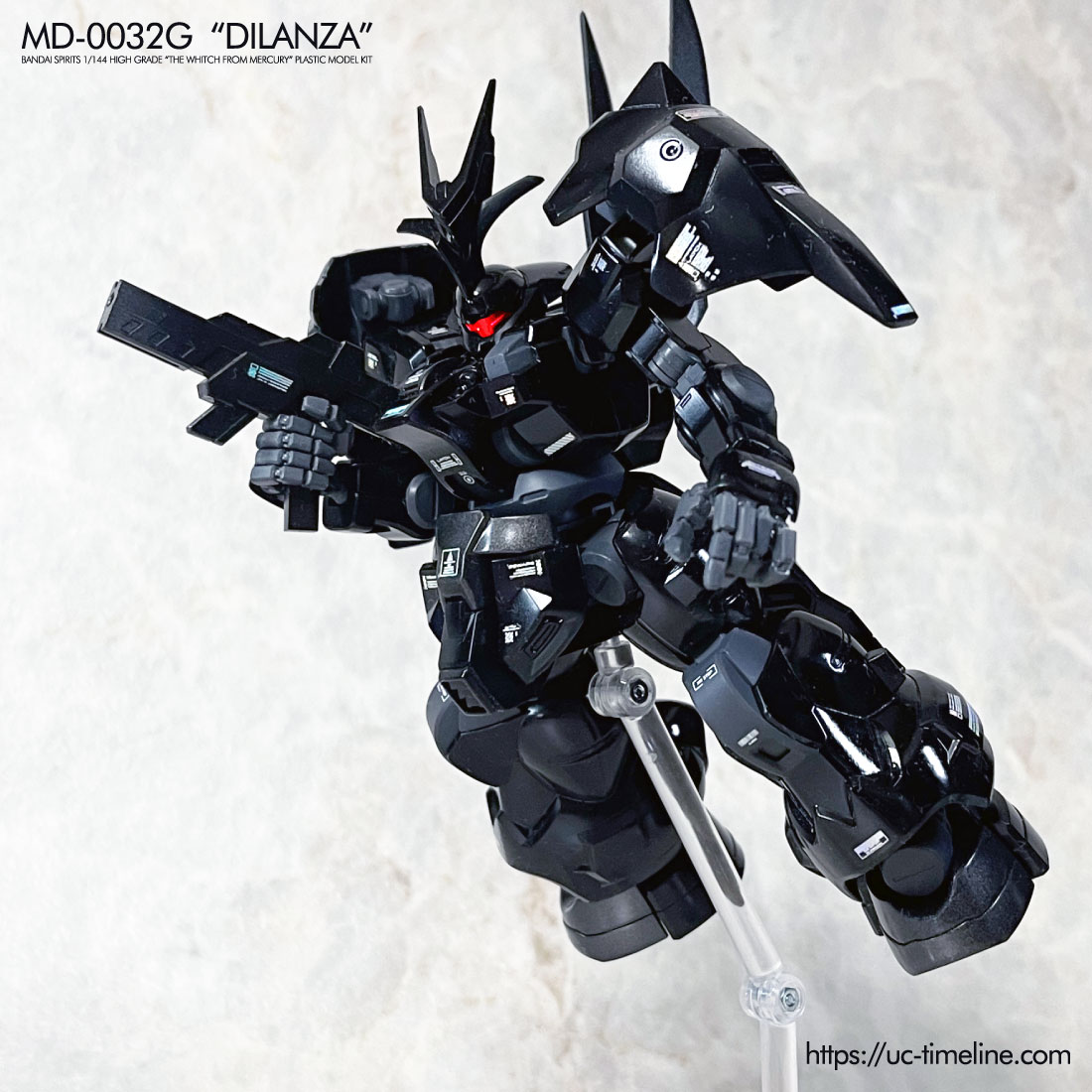 BANDAI SPIRITS HG 水星の魔女 1/144ディランザ（グエル専用機）完成