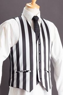 ロンドンストライプベスト | 太い縦じまベスト 【通販、販売、メンズ